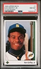 1989 Upper Deck #1 Ken Griffey Jr. Star Rookie PSA 8