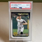 2024 Topps Update Paul Skenes Rookie Card RC PSA 8 #US100 - Pirates