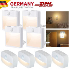 Dimmbar LED Nachtlicht mit Bewegungsmelder Steckdose Nachtlampe Steckdosenlicht