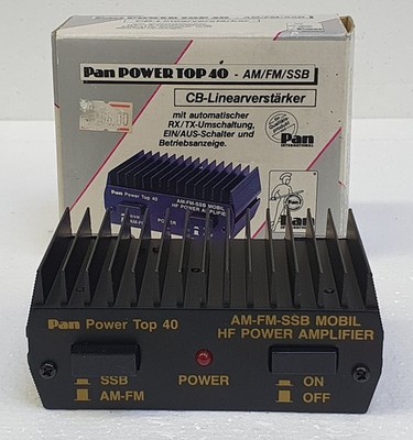 Pan Power Top 40 CB-Funk Linearverstärker Amplifier AM FM SSB Germany Vintage