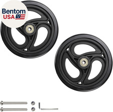 2 Pcs 6" Replacement Wheels for Rollator Walker Wheelchairs Walker Wheels Replac