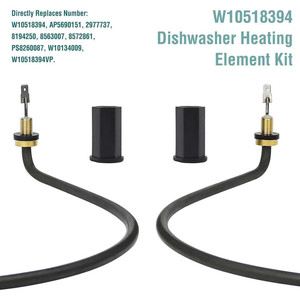 洗碗机加热元件适用于惠而浦西尔斯 W10518394 WDF520PADM7 PS8260087 — 第 3/4 张图片
