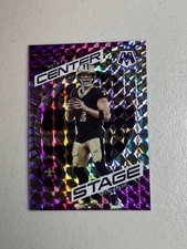 Derek Carr 2023 Panini Mosaic #CS-DCA Center Stage Purple 22/49 Saints