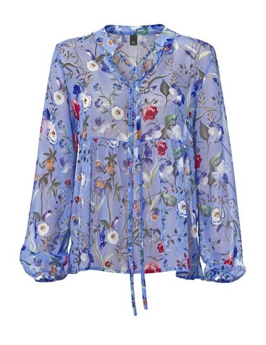 Best Heine Damen babydollbluse bunt Designer Connections Lavendel Uz8Awzq