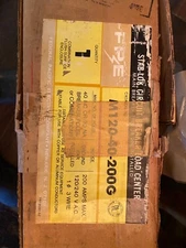 FPE Federal Pacific M120-40-200G 200 Amp 120/240v 1 Phase 3 Wire 40 Space SS-14