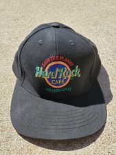 Vintage Hard Rock Cafe Cap Hat Honolulu Save the Planet Snapback Made In Taiwan