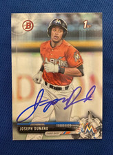 2017 BOWMAN DRAFT JOSEPH DUNAND MIAMI MARLINS SIGNED AUTO RC CARD BD-159 W/COA