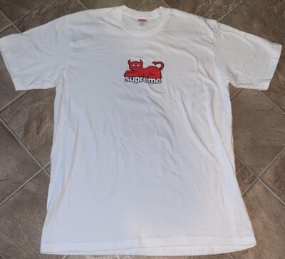Supreme Toy Machine Devil Cat Tee T-Shirt Size M SS24 | eBay