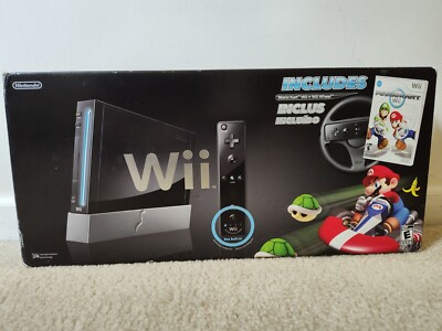 Nintendo Wii Mario Kart Edition Long Box ONLY *Great Condition