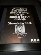 Steve Lawrence The Drifter Rare Original Promo Poster Ad Framed!