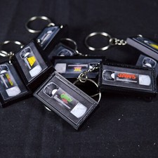 VHS MOVIE Tape Cassette Keychain 3D Printed Fan Art