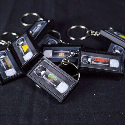 VHS MOVIE Tape Cassette Keychain 3D Printed Fan Art - Image 1 of 4