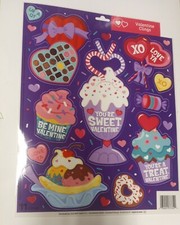 Valentines Day Reusable Window Clings - YOU'RE SWEET VALENTINE-11 Clings New 