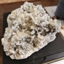 Large Dog Tooth Calcite In Quartz with Inclusions Specimen 1.98kg - USA