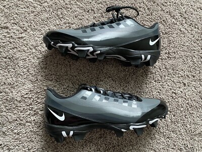 Nike Vapor Edge Shark Black Dark Smoke Grey DQ5114-001 Men 11.5 Football Cleats Nike Vapor Edge Shark Black Dark Smoke Grey DQ5114-001 Men  main image 3