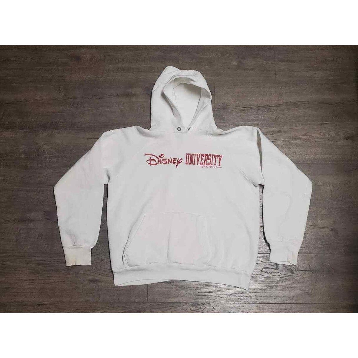Vintage 80s Disney University Champion Hoodie Sweatshirt Adult 