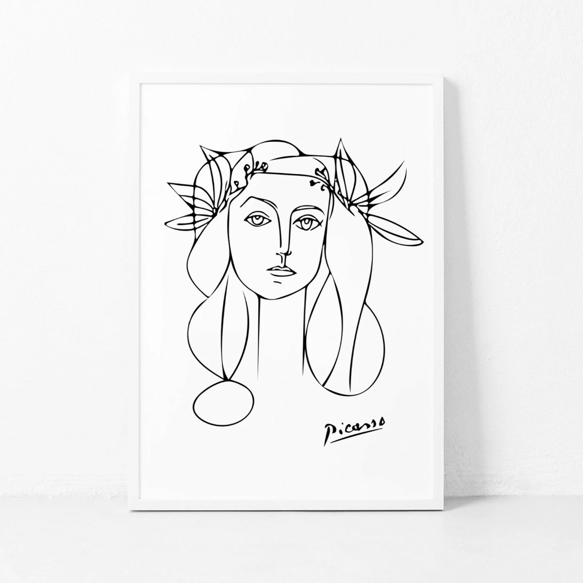 Picasso Line Drawings Flowers