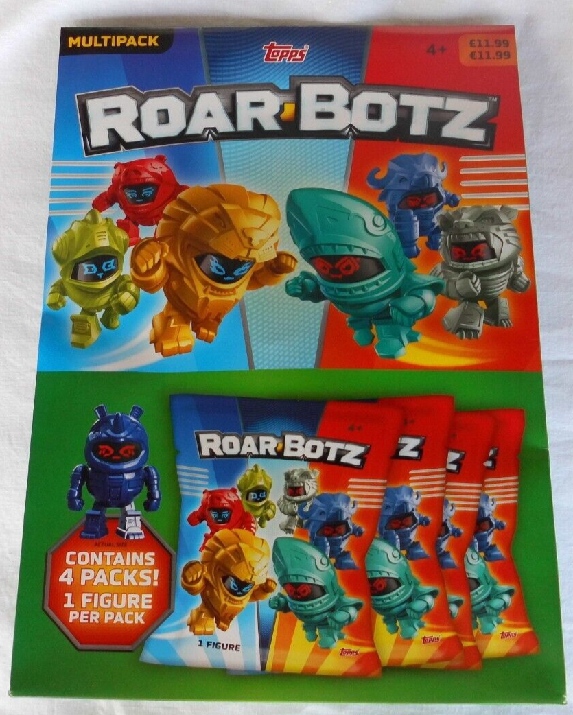 Topps Roar Botz Multipack: 4 packs (1 figure per pack) | eBay