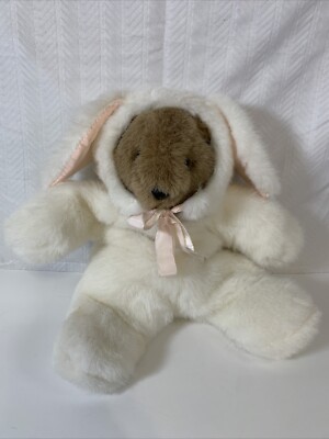 Graphics International Heartline Bear Rabbit Costume 12''Plush Stuffed Animal Toy