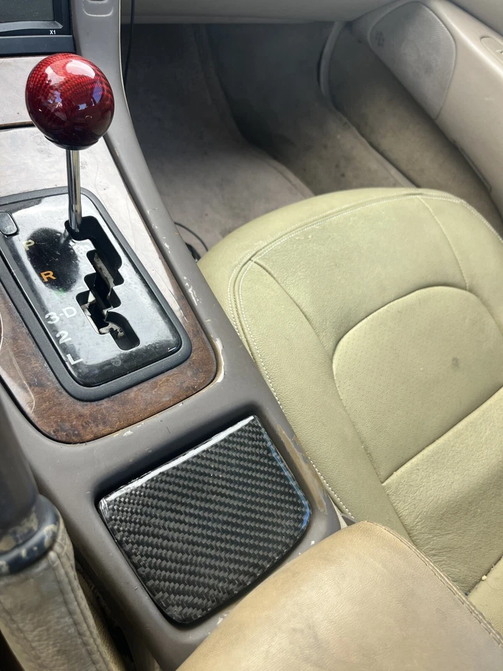 1992-2000 Lexus Sc300/Sc400 suporte para cubo acabamento de fibra de carbono sobreposição. - Imagem 3 de 4