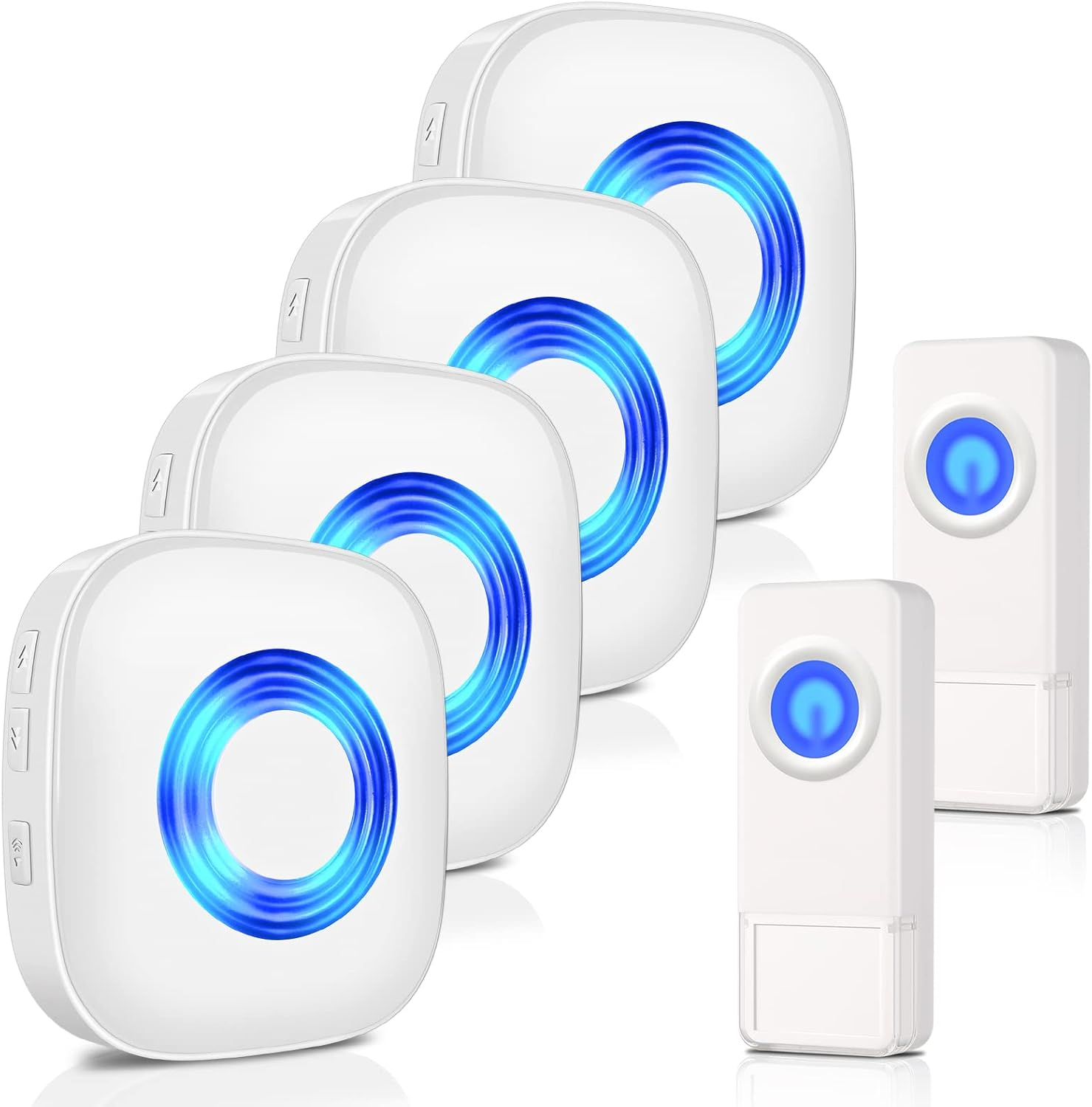 Wireless Doorbell Kit by PHYSEN with 1300-Ft Range and Waterproof Design