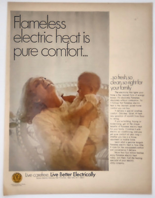 1970 Edison Electric Live Better Electrically Vintage Print Ad