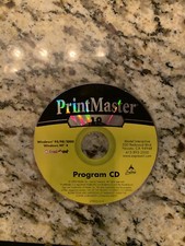 Print Master 10 PC 2001 Program CD For Windows 95/98/2000 and NT 4