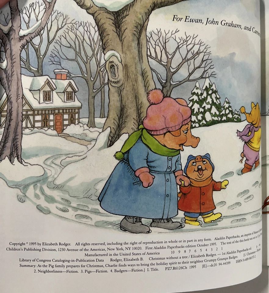 Christmas without a tree by Rodger, Elizabeth Paperback Excellent Condition! - Image 3 of 4