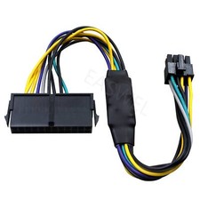 24-Pin to 8-Pin 18AWG ATX Power Supply Adapter Cable for Dell Optiplex Computers