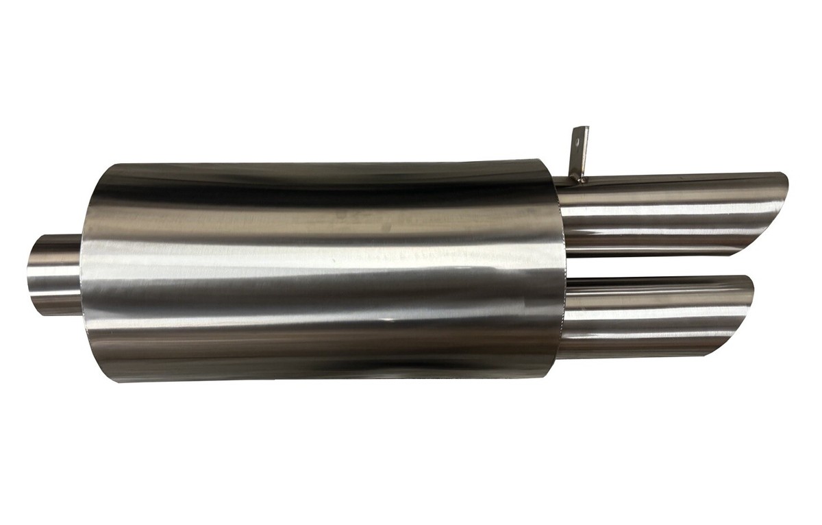 240Z 260Z 280Z 510 Twin Exit Fujitsobo Legalis Style Muffler 3