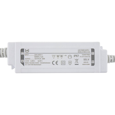 SeKi 12V 24V DC 24W 40W 60W 100W Konstantspannungs LED Treiber Netzteil IP67 MM