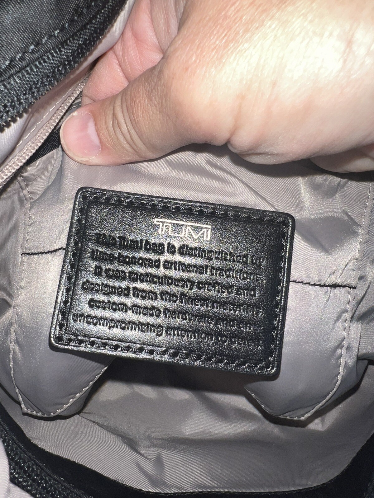 TUMI VOYAGEUR SUMATRA CROSSBODY BAG BLACK NYLON SHOUL… Gem