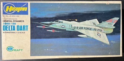 Hasegawa General Dynamics Convair F-106A Delta Dart JS-054:180 NIB Model Kit