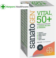 SANATOGEN VITAL 50+ MULTIVITAMIN 30 TABLETS - SAME DAY DISPATCH