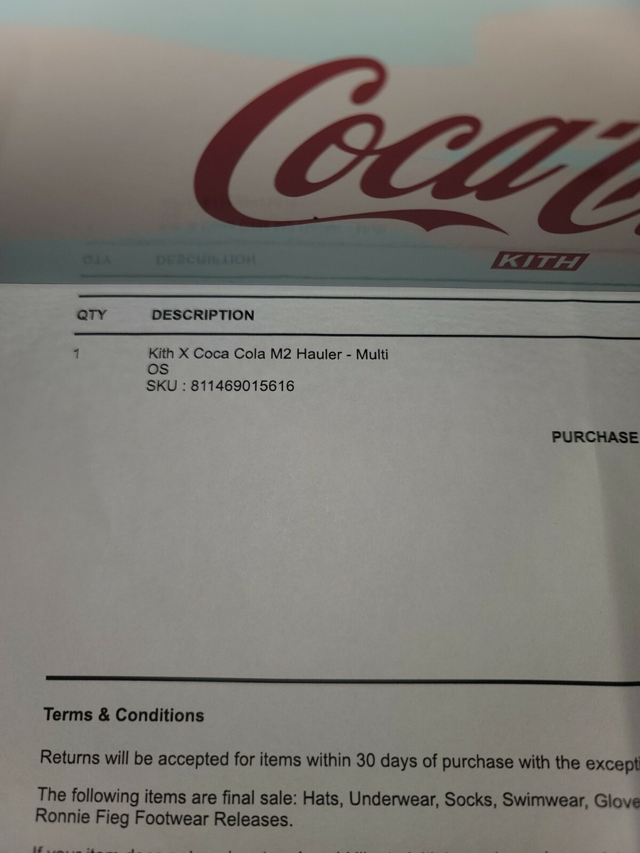 KITH X COCA COLA M2 Hauler MULTI - Die Cast Semi Truck - IN HAND