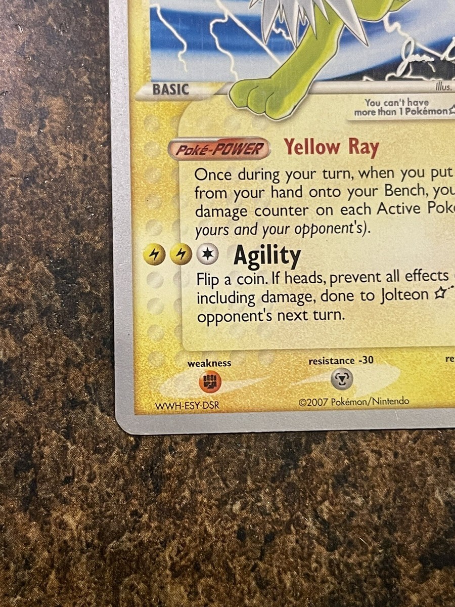 Jolteon 101/108 ポケモンカード Jolteon Star - 2008 (Jason Klaczynski) 101/108 World