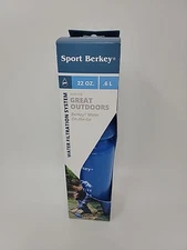 Sport Berkey 22 oz On The Go Water Bottle Water Filtration System Blue