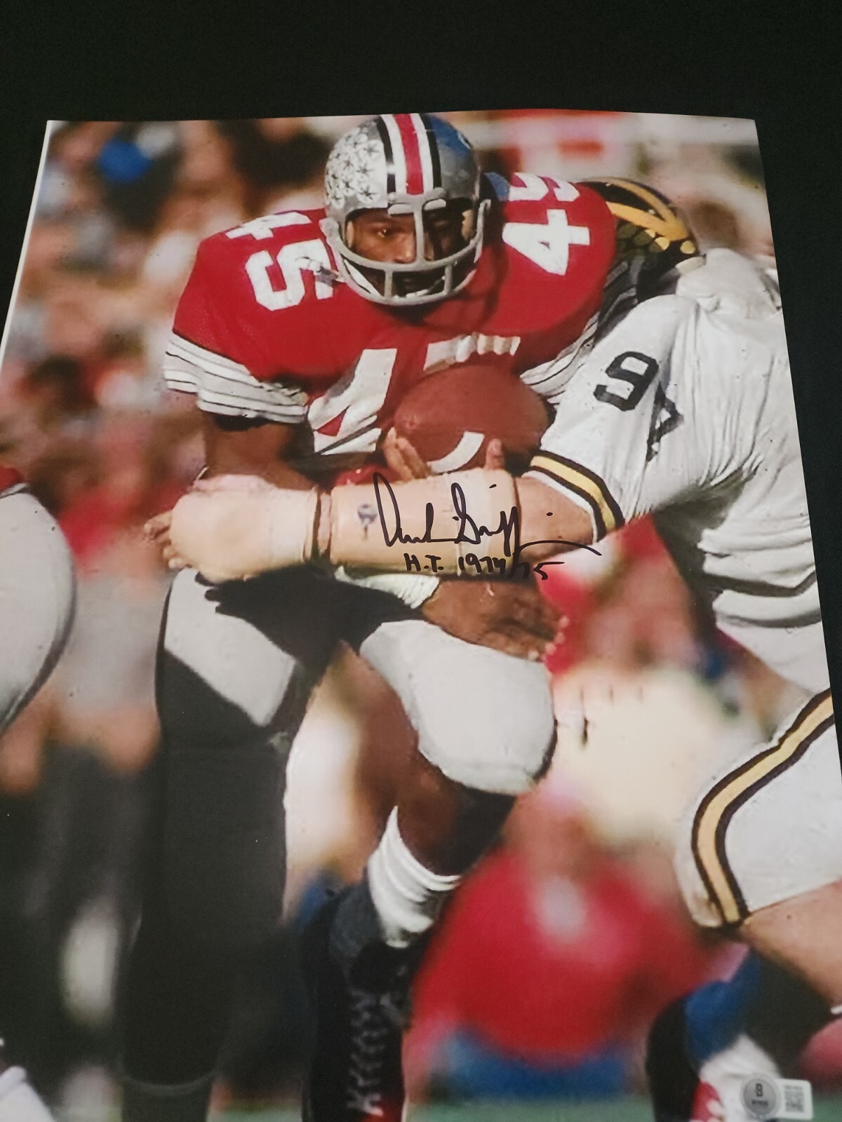 archie griffin Autographed Signed Ohio State Buckeyes Bengals 16x20 Photo Beckett 