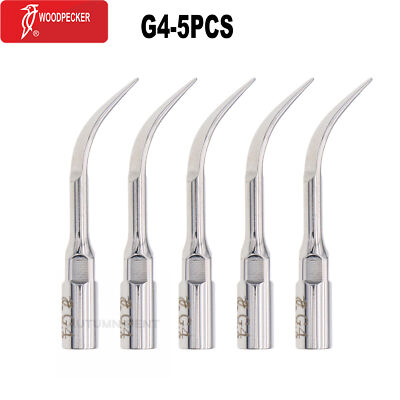100% Woodpecker Dental Scaling Tips G4 for EMS Ultrasonic Scaler Handpiece 5PCS