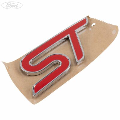 Genuine Ford Puma ST Name Plate Rear Badge Emblem Red Chrome 2020