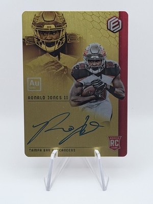 Ronald Jones II - 2018 Panini Elements Metal Rookie Auto #83 Gold /50 Bucs RC SP