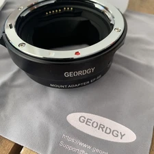 Geordgy EF-SE Mount Auto Focus Lens Adapter C/P - For Camera New