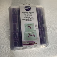 Wilton 40 Piece Alphabet/ Numbers Cut-Out Set Cake Decorating