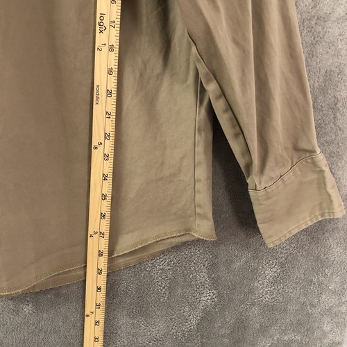 Chemise de travail homme Wrangler coupe cowboy finition ferme western snap solide extra large - Photo 4 sur 12