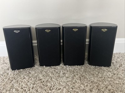 Klipsch HD Home Theater 500 Black Surround Wired Satellite Speakers Lot Of 4