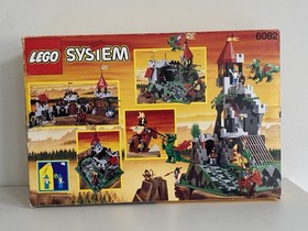 LEGO CASTLE 6082 Fire Breathing Fortress w/ Box Instructions Poster Complete