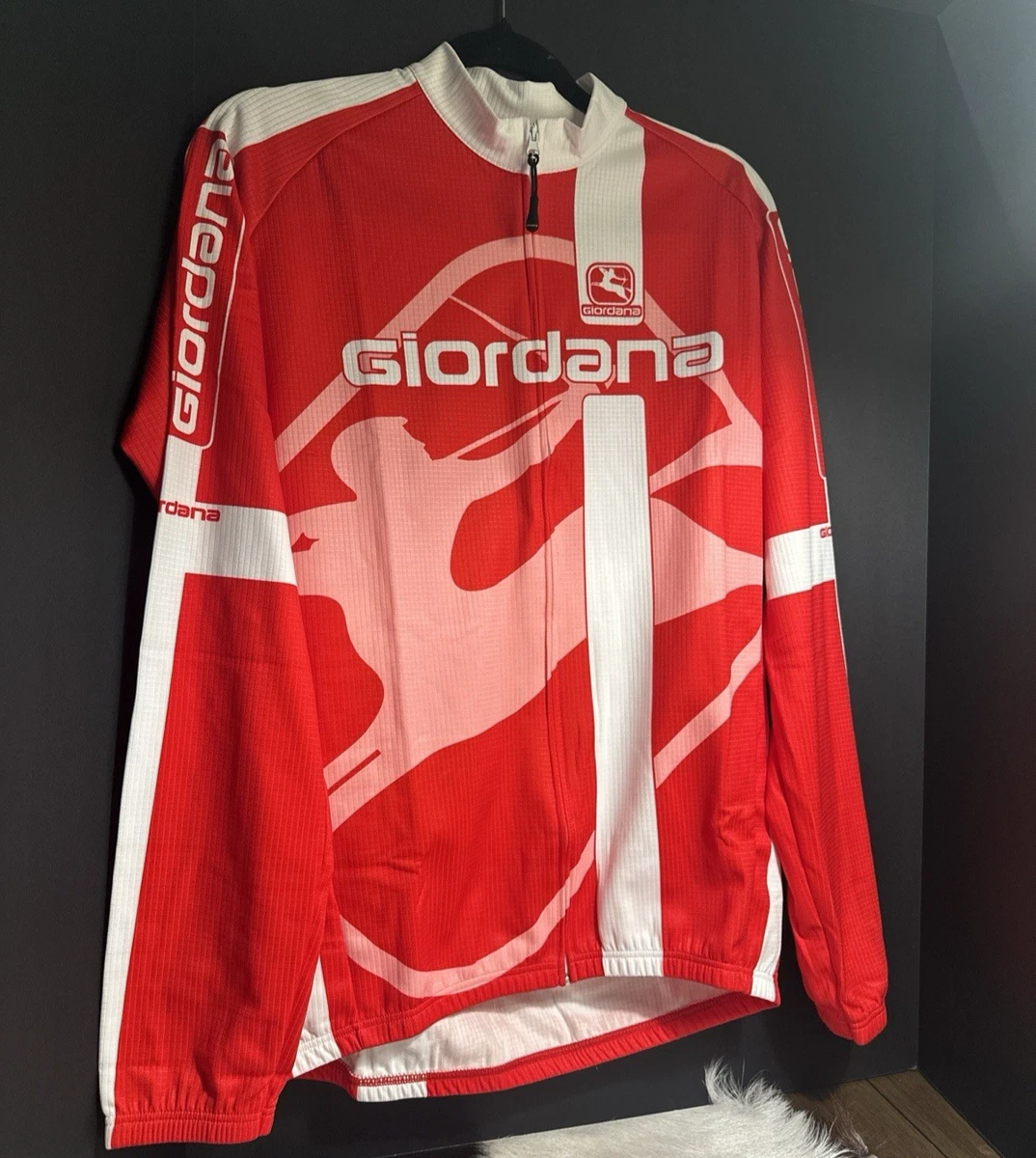 Maillot De Cyclisme Giordana Vintage Années 80 Taille 2XL/54