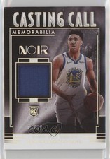 2023-24 Panini Noir Casting Call Memorabilia 15/99 Trayce Jackson-Davis 11ng