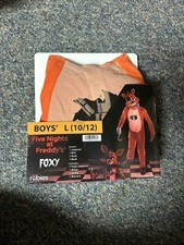 Five Nights at Freddy's Foxy Costume Boys Size L 10/12 New Complete Set
