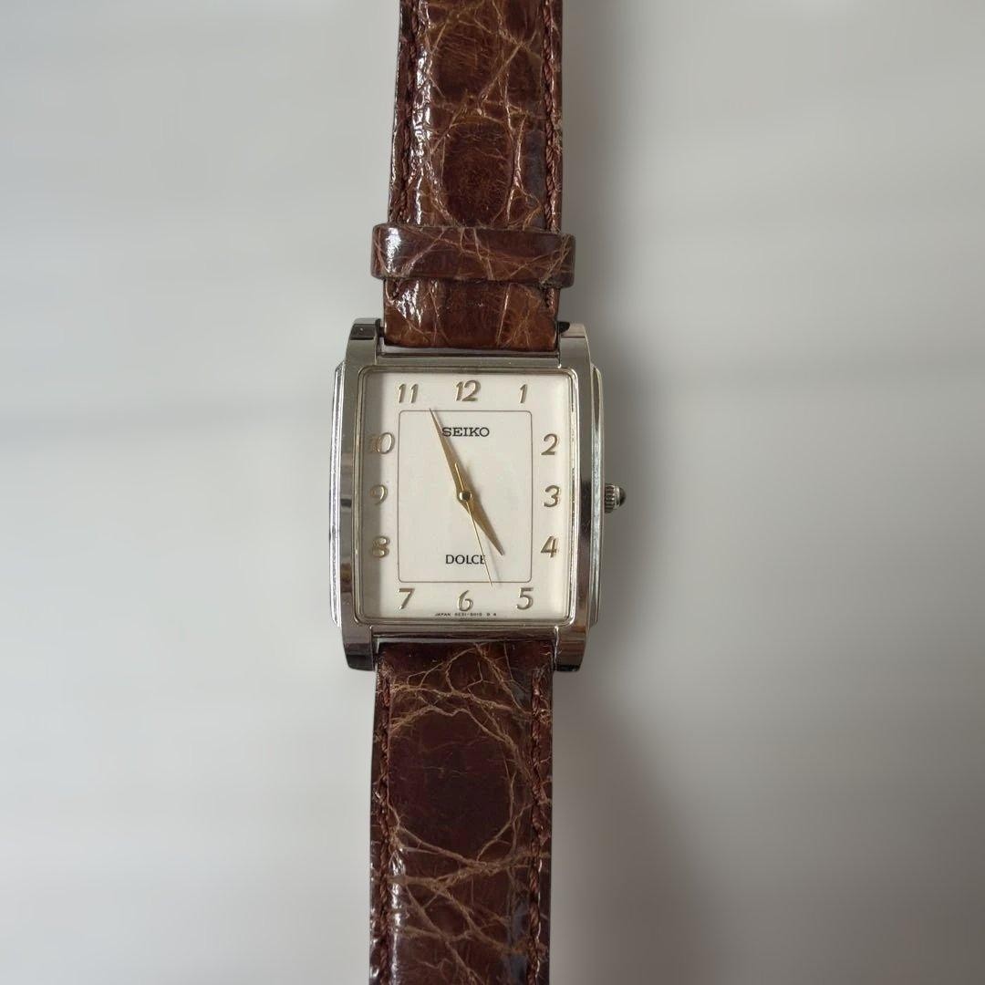 SEIKO DOLCE 5E31 5000 Men's Quartz From Japan - Gem